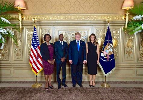 | 58èm prezidan repiblik ayiti. US President Donald Trump and Haiti President Jovenel ...