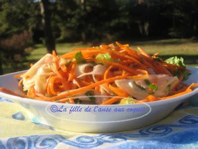 La Fille De L Anse Aux Coques Salade De Goberge Et Carottes