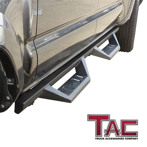 Tac Sidewinder Running Boards Fit 2005 2022 Toyota Tacoma Double Cab