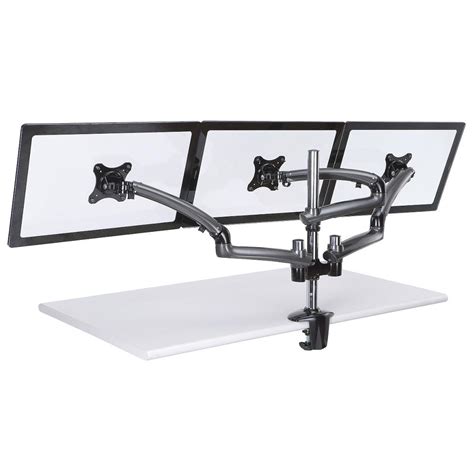 Product title vivo triple monitor mount fully adjustable desk free. Product