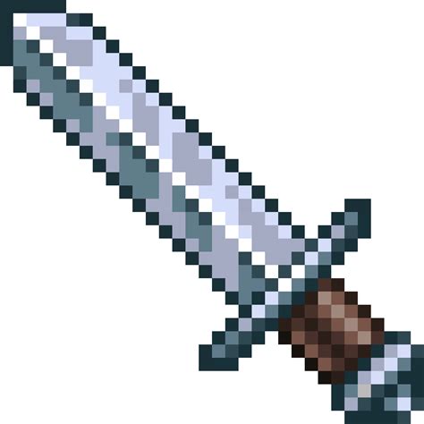 Pixilart Sword Sprite By Sluggurt