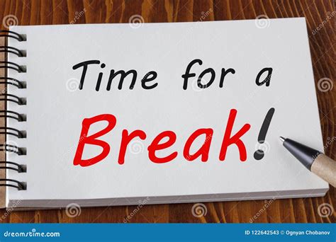 Time For A Break Stock Image Image Of Life Pressure 122642543