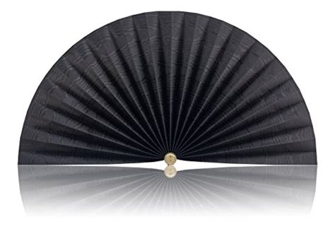Heavy wall mirrors should be hung like pictures with clips, brackets, anchors, and screws. Neat Pleats Decorative Fan, Hearth Screen, or Overdoor Wall Hanging - L433 - Black Moire ...