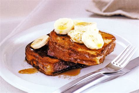 French Toast With Banana And Maple Syrup Recipes Au
