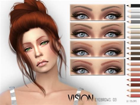 Sims 4 Custom Content Eyebrows Cloudroc