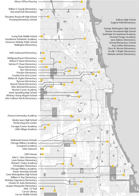 Chicago Public Schools Project Locations Urbanworks