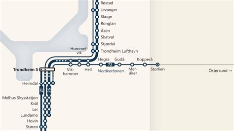 Train Network Of Norway 2022 Lars Transport Maps