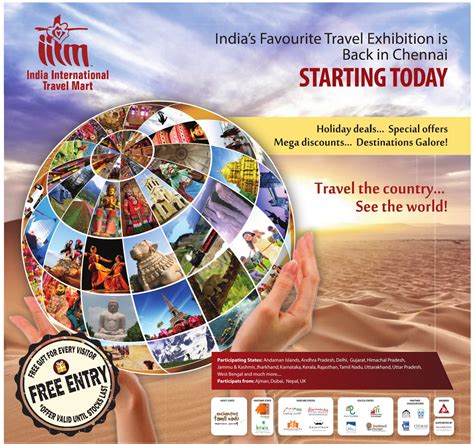 Indian International Travel Mart Exhibition Ad Advert Gallery