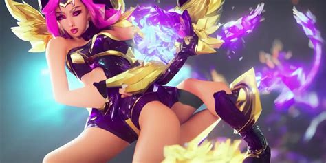 Magazine Cover With KDA Ahri League Of Legends D Stable Diffusion