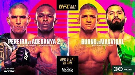 Ufc 287 5 Frontrunners For Fight Of The Night At Ufc 287 Pereira Vs