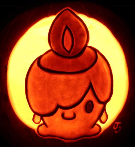 Candle Pokemon Litwick Pumpkin By Johwee On Deviantart