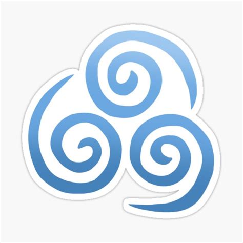 Avatar Air Bending Symbol Sticker For Sale By Madebyeva Redbubble