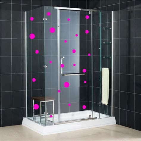 24 Bubble Wall Stickers Saftey Glass Manifestation Tile Shower Panel En Suite Ebay
