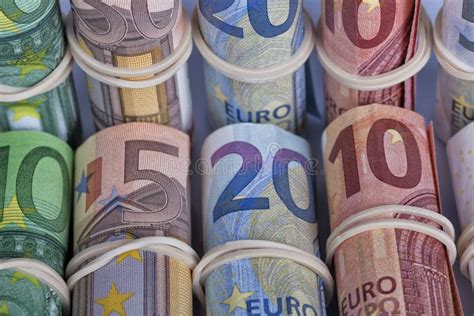 The Euro Bills Most Used By Europeans Are Those Of 5 10 20 50 An Stock