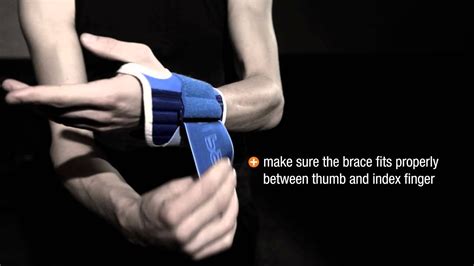 How To Put On The Psb Wrist Brace Youtube