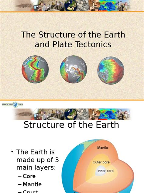 The Structure Of The Earth And Plate Tectonics Pdf Plate Tectonics