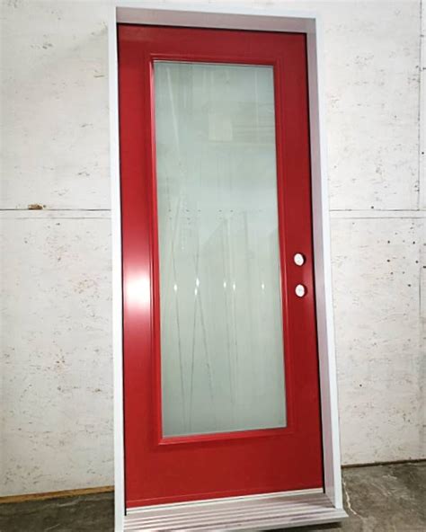 Sc58 Contemporary Single Door With Full Glass Elegantentrydoors