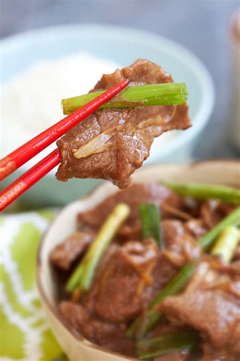 Ginger And Scallion Beef Easy Delicious Recipes
