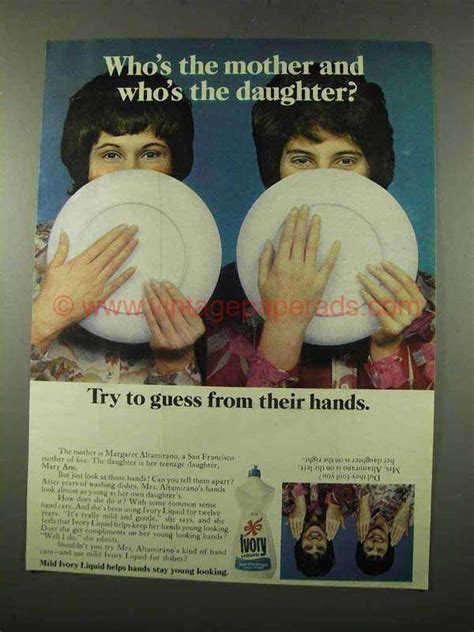 1975 Ivory Liquid Soap Ad Whos The Mother De0143