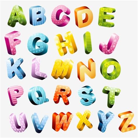 Buchstaben Alphabet Zum Ausdrucken Genial Besten Der 3d D2c