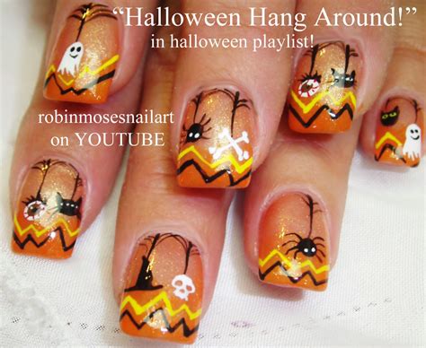 Nail Art By Robin Moses Scary Nails Gore Nails Horror Nails