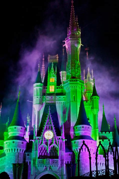 The Castle At Halloween Disney World Halloween Disney Halloween