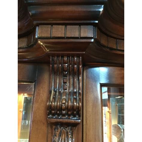 Target/furniture/curio cabinets for sale (504)‎. Pulaski Curved Curio Cabinet | Chairish