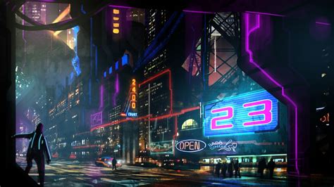 Cyber City Wallpaper Backiee