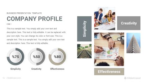 Company Profile Powerpoint Presentation Template Designs Slidegrand