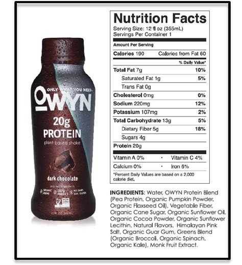 Owyn Plant Based Shakes Ready To Drink Protein In 3 Flavors