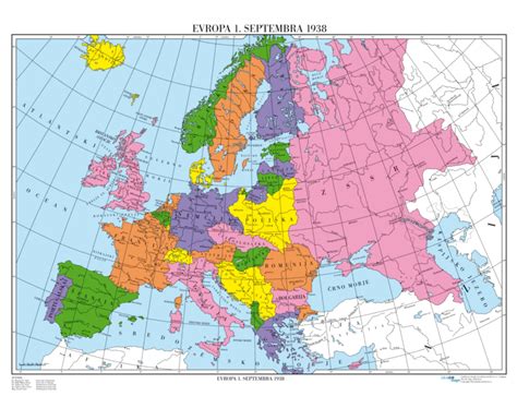 Karta Mira Evropa