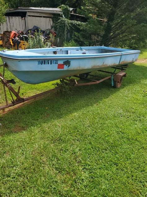 Terry Fiberglass Jon Boat For Sale In King Nc Offerup