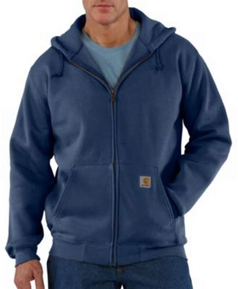 Carhartt Mens Heavyweight Hooded Zip Front Sweatshirt Closeout K185