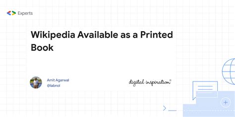 Wikipedia Available As A Printed Book Digital Inspiration
