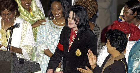 Michael Jackson Received Humanitarian Award In Michael Jackson