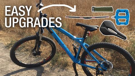Easy Upgrades To Make To Your First Mountain Bike Youtube