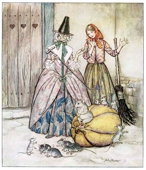 Arthur Rackham ~ Cinderella Fairytale Nursery Fairytale Art Arthur Rackham Alphonse Mucha