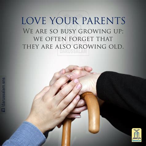 Love Your Parents We Are So Busy Growing Up We Often Forget That Tehy