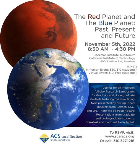 2022 Symposium The Red Planet And The Blue Planet Past Present