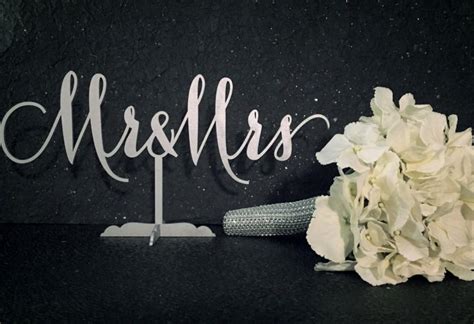 Mr And Mrs Sign Sweet Heart Table Sign Engagement Party Decor Bridal