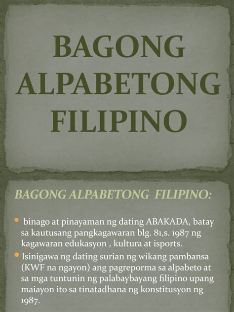 Bagong Alpabetong Filipino Pdf