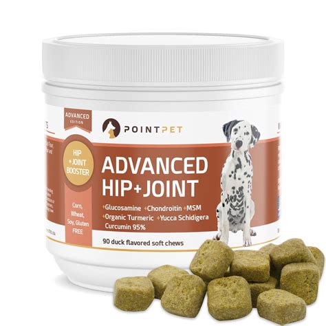 Pointpet Advanced Hip And Joint Supplement For Dogs With Glucosamine