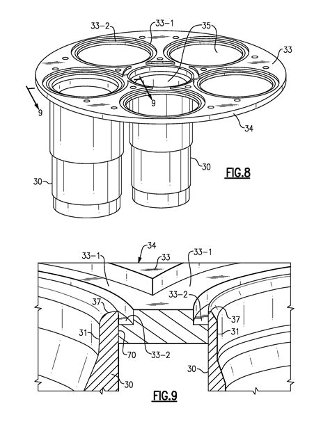 Patent Us Gas Turbine Combustor Liner Cap Assembly Google