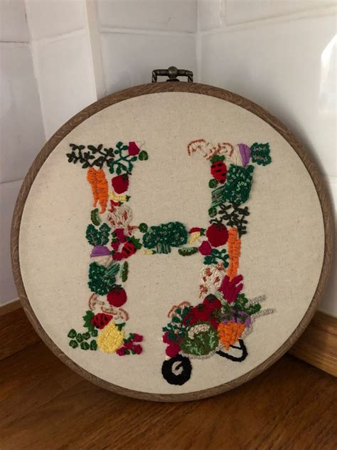 Vegetable Garden Embroidery Garden Embroidery Free Embroidery