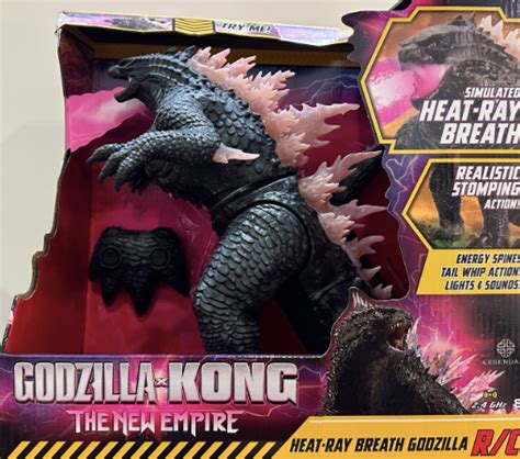 Jada Toys Godzilla X Kong The New Empire Heat Ray Breath Godzilla Rc