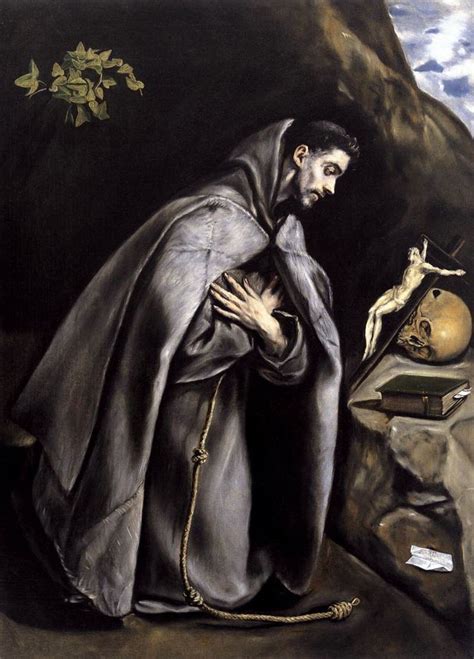 Saint Francis in Ecstasy – El Greco ️ - Greco El