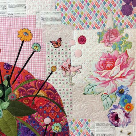 See more ideas about pin cushions, sewing accessories, pin cushions patterns. Collage Pincushion Quilt made by Kim Spolarich, pattern by ...