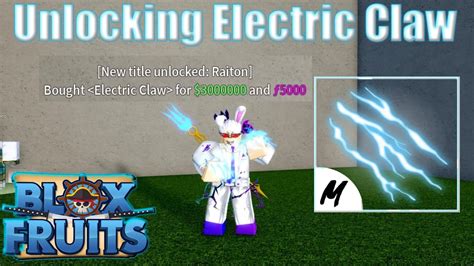 Unlocking The Electric Claw Fighting Style Showcase Youtube