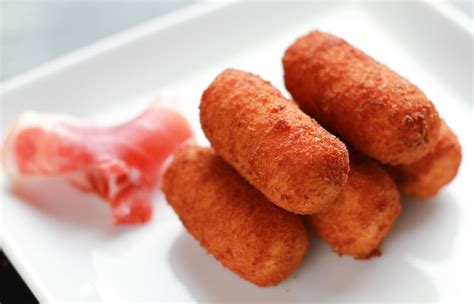 Read Ham And Manchego Croquettes Recipe Online La Tienda