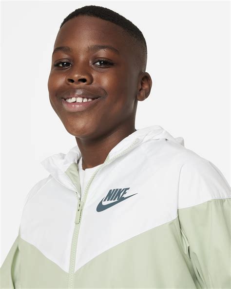 Nike Sportswear Windrunner Big Kids Boys Loose Hip Length Hooded